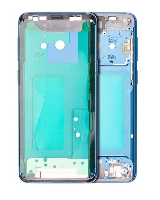 Střední rám (housing) pro Samsung Galaxy S9 (With SmallParts) (Coral Blue Frame)
