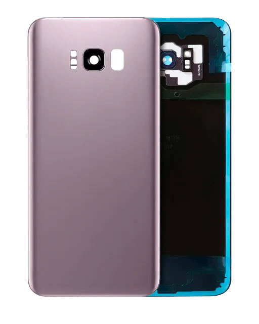 Zadní sklo se sklíčkem kamery pro Samsung Galaxy S8 Plus (bez loga) (Aftermarket Plus) (Rose Pink)