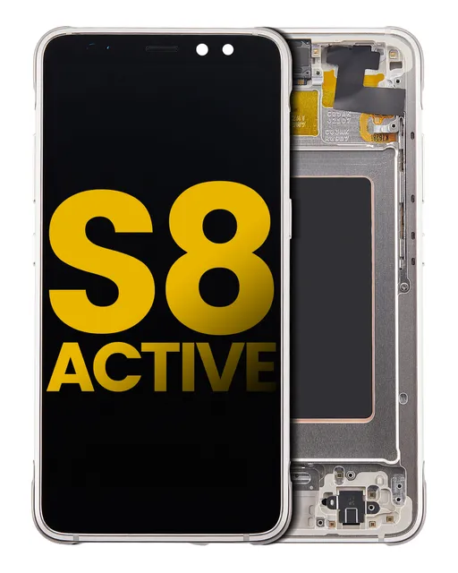 OLED displej s rámečkem pro Samsung Galaxy S8 Active (repasovaný) (Tungsten Gold)