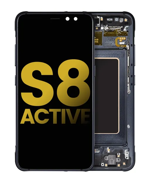 OLED displej s rámečkem pro Samsung Galaxy S8 Active (repasovaný) (Meteor Gray)