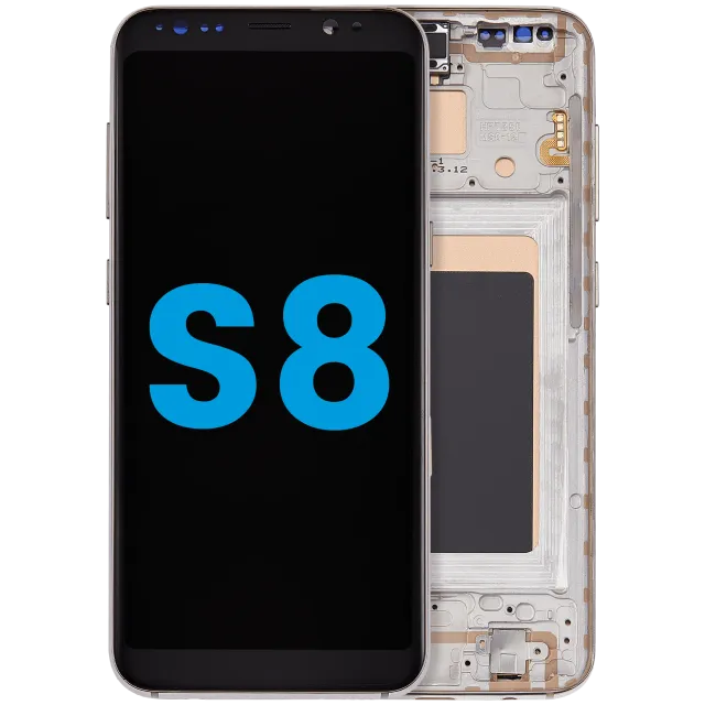 LCD displej s rámečkem (Without FingerPrint Sensor) pro Samsung Galaxy S8 (Aftermarket: Incell) (Maple Gold)