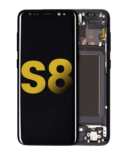OLED displej s rámečkem pro Samsung Galaxy S8 (repasovaný) (Midnight Black)