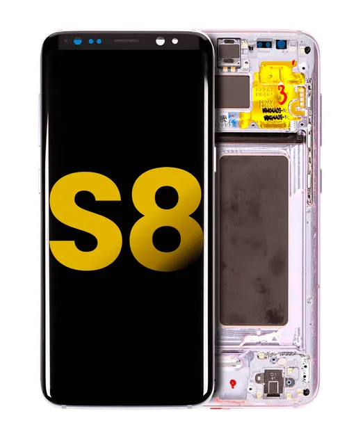 OLED displej s rámečkem pro Samsung Galaxy S8 (repasovaný) (Orchid Gray)