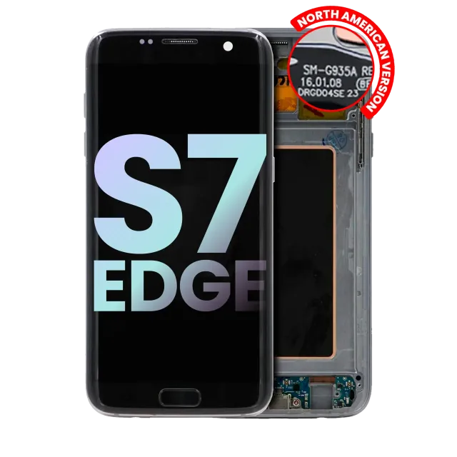 OLED displej s rámečkem pro Samsung Galaxy S7 Edge G935A (North American Version) (Service Pack) (černá)