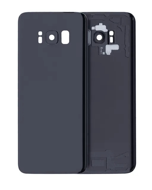 Zadní sklo se sklíčkem kamery pro Samsung Galaxy S8 (Service Pack) (Midnight Black)