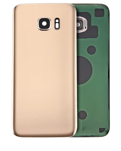 Zadní sklo se sklíčkem kamery pro Samsung Galaxy S7 Edge (Service Pack) (zlatá)