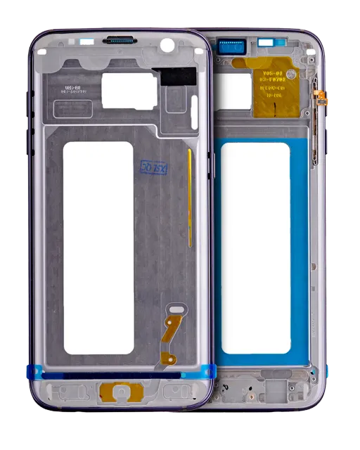 Střední rám (housing) pro Samsung Galaxy S7 Edge (With Small Parts) (černá)