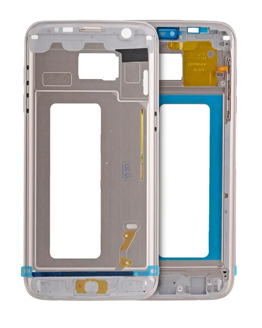 Střední rám (housing) pro Samsung Galaxy S7 Edge (With Small Parts) (zlatá)