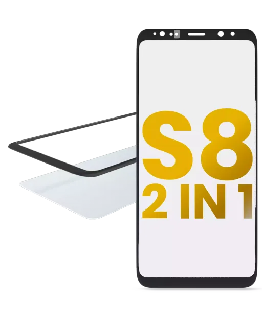 2v1 přední sklo s OCA (předinstalováno) pro Samsung Galaxy S8
