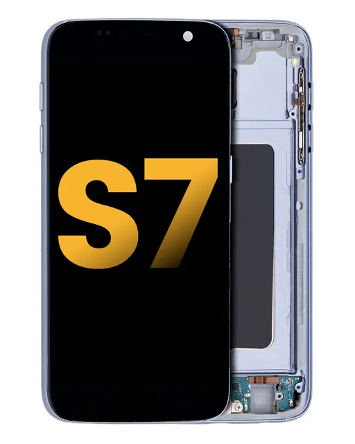 OLED displej s rámečkem pro Samsung Galaxy S7 (repasovaný) (All US Models) (Black Onyx)