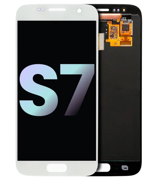 OLED displej bez rámečku pro Samsung Galaxy S7 (Service Pack) (White Pearl)