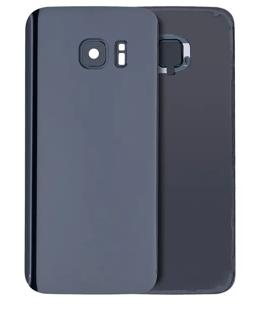 Zadní sklo se sklíčkem kamery pro Samsung Galaxy S7 (Service Pack) (Black Onyx)