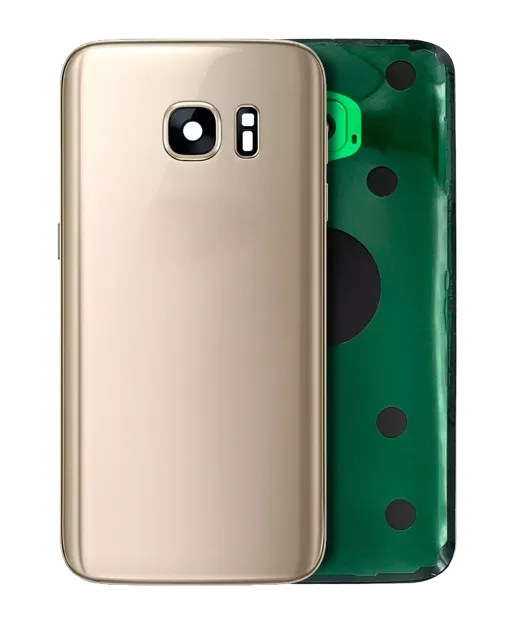 Zadní sklo se sklíčkem kamery pro Samsung Galaxy S7 (Service Pack) (Gold Platinum)