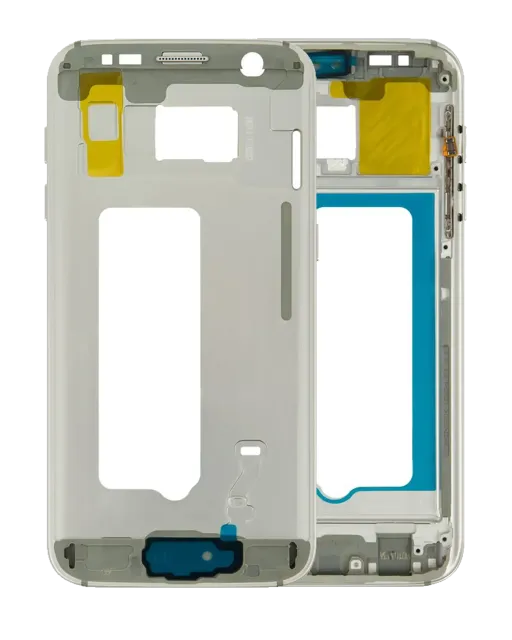Střední rám (housing) pro Samsung Galaxy S7 (G930A / G930T) (With Small Parts) (stříbrná)