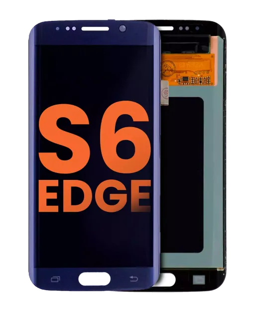 OLED displej bez rámečku pro Samsung Galaxy S6 Edge (kosmetická vada, stav B) (Black Sapphire)