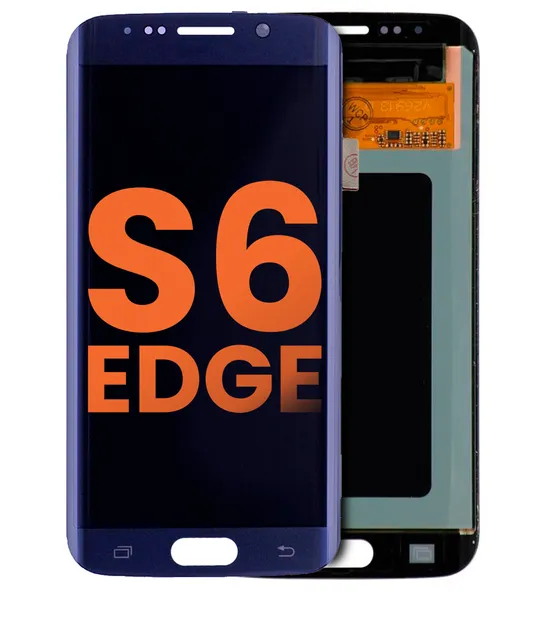 OLED displej bez rámečku pro Samsung Galaxy S6 Edge (Blemish: Grade D) (Black Sapphire)