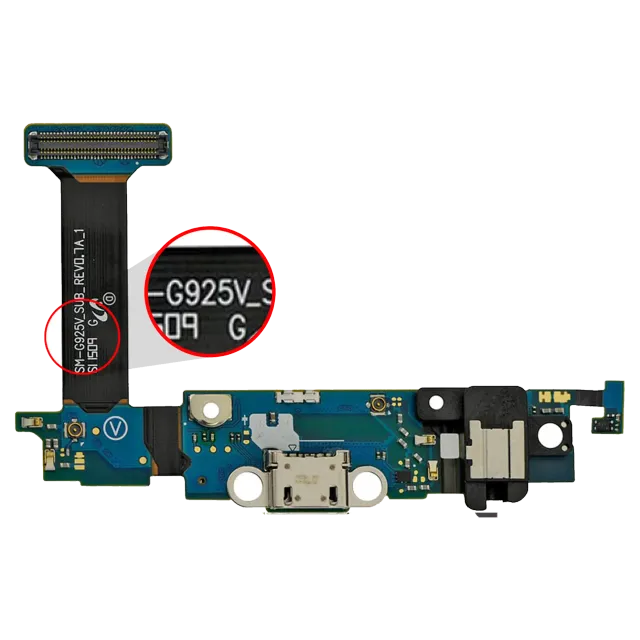 Flex kabel nabíjecího konektoru pro Samsung Galaxy S6 Edge (G925V) (Verizon)