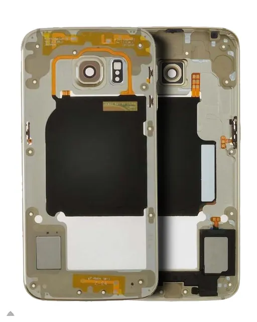 Střední rám (housing) pro Samsung Galaxy S6 Edge (Service Pack) (Gold Platinum)