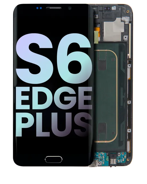 LCD displej s rámečkem pro Samsung Galaxy S6 Edge Plus (Service Pack) (Verizon) (Black Sapphire)