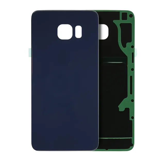 Zadní sklo pro Samsung Galaxy S6 Edge Plus (bez loga) (Aftermarket Plus) (Black Sapphire)