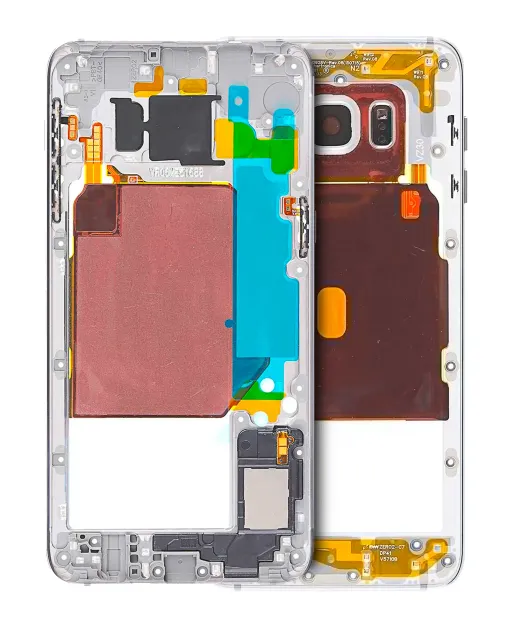 Střední rám (housing) pro Samsung Galaxy S6 Edge Plus (With Small Parts) (White Pearl)