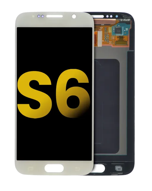 OLED displej bez rámečku pro Samsung Galaxy S6 (repasovaný) (White Pearl)