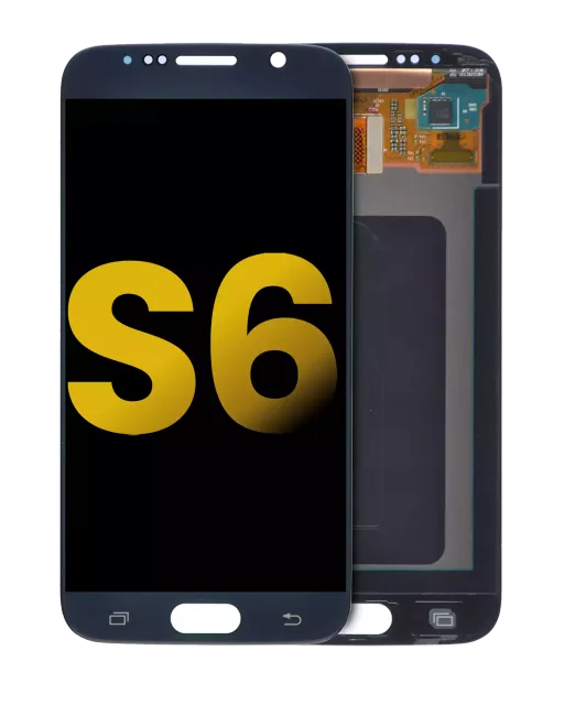 OLED displej bez rámečku pro Samsung Galaxy S6 (repasovaný) (Black Sapphire)