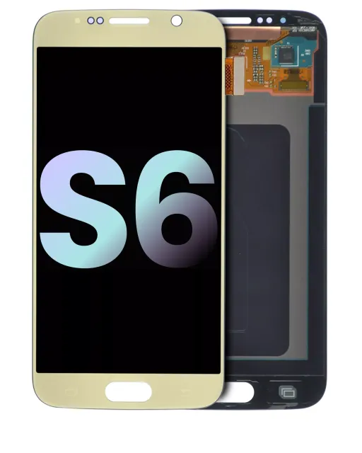 OLED displej bez rámečku pro Samsung Galaxy S6 (Service Pack) (Gold Platinum)