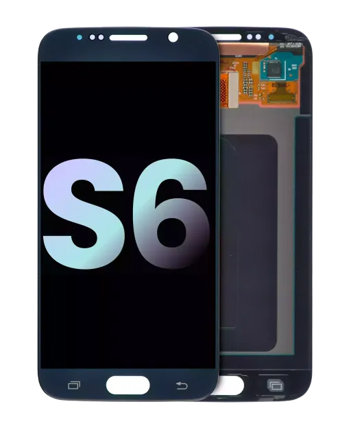 OLED displej bez rámečku pro Samsung Galaxy S6 (Service Pack) (Black Sapphire)