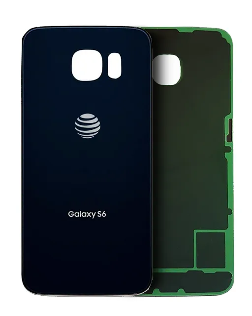 Zadní sklo pro Samsung Galaxy S6 (AT&T Logo) (originál z vyřazeného zařízení, stav A) (Black Sapphire)