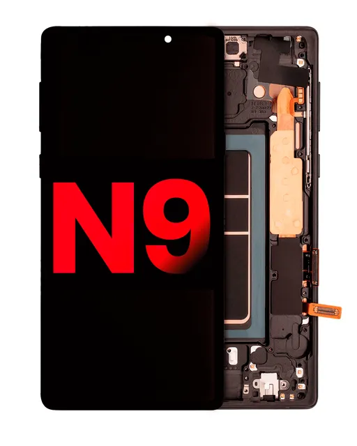 OLED displej s rámečkem pro Samsung Galaxy Note 9 (Aftermarket Plus) (Midnight Black)