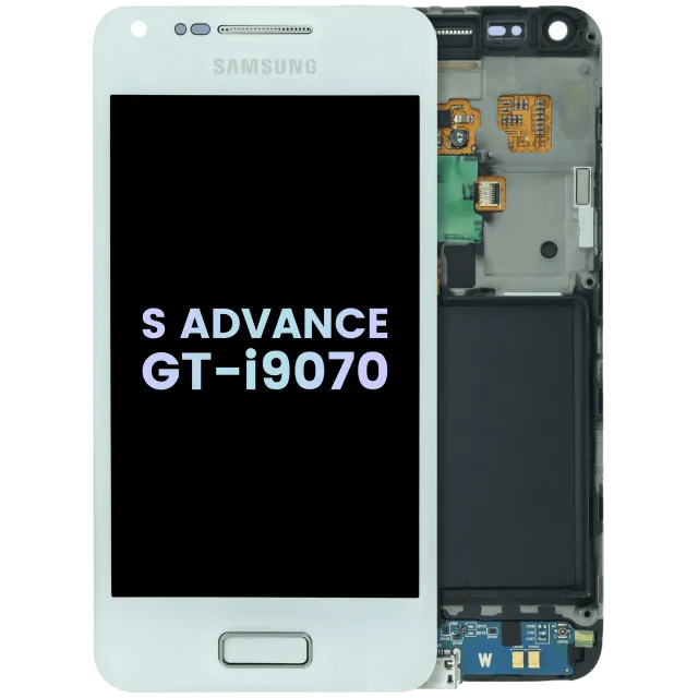 OLED displej s rámečkem pro Samsung Galaxy S Advance GT-i9070 (Service Pack) (bílá)
