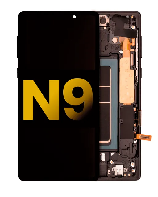 OLED displej s rámečkem pro Samsung Galaxy Note 9 (repasovaný) (Midnight Black)