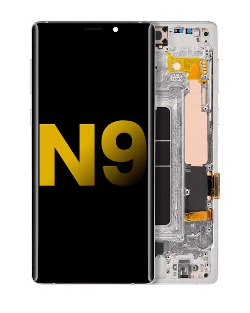 OLED displej s rámečkem pro Samsung Galaxy Note 9 (repasovaný) (Alpine White)