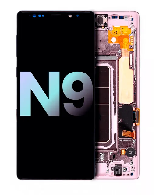 OLED displej s rámečkem pro Samsung Galaxy Note 9 (Service Pack) (Lavender Purple)