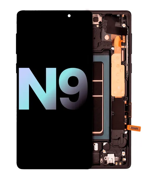 OLED displej s rámečkem pro Samsung Galaxy Note 9 (Service Pack) (Midnight Black)