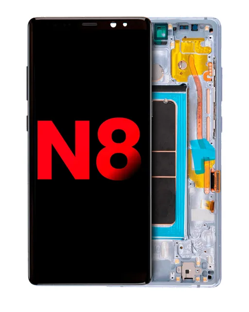 OLED displej s rámečkem pro Samsung Galaxy Note 8 (Aftermarket Plus) (Orchid Gray)