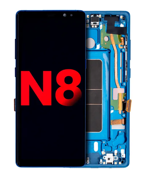 OLED displej s rámečkem pro Samsung Galaxy Note 8 (Aftermarket Plus) (Deep sea Blue)