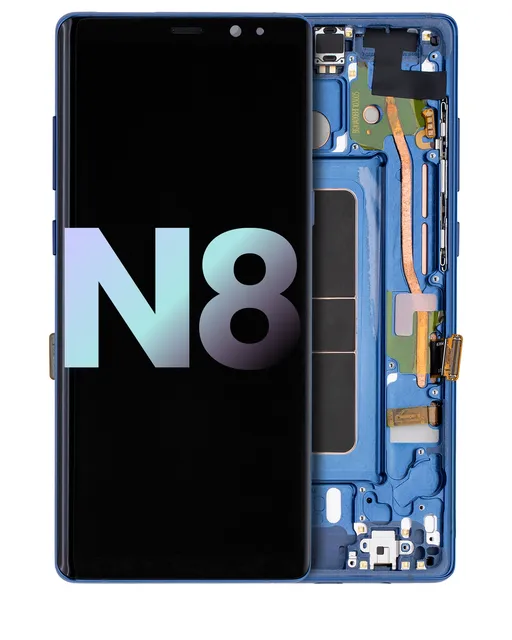 OLED displej s rámečkem pro Samsung Galaxy Note 8 (Service Pack) (modrá)