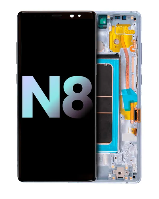 OLED displej s rámečkem pro Samsung Galaxy Note 8 (Service Pack) (Orchid Gray)