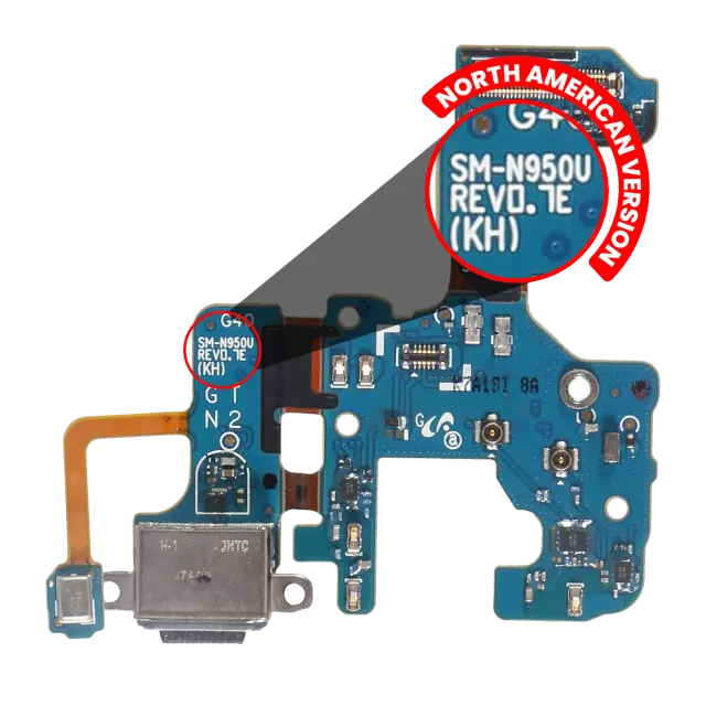 Nabíjecí konektor s flex kabelem pro Samsung Galaxy Note 8 (N950U) (North America Version) (Service Pack)