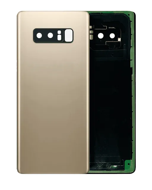 Zadní sklo se sklíčkem kamery pro Samsung Galaxy Note 8 (bez loga) (Aftermarket Plus) (Maple Gold)