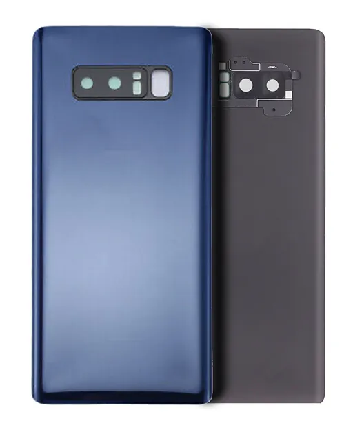 Zadní sklo bez sklíčka kamery pro Samsung Galaxy Note 8 (bez loga) (Aftermarket Plus) (Deepsea Blue)