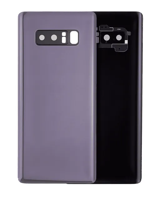 Zadní sklo se sklíčkem kamery pro Samsung Galaxy Note 8 (bez loga) (Aftermarket Plus) (Orchid Gray)