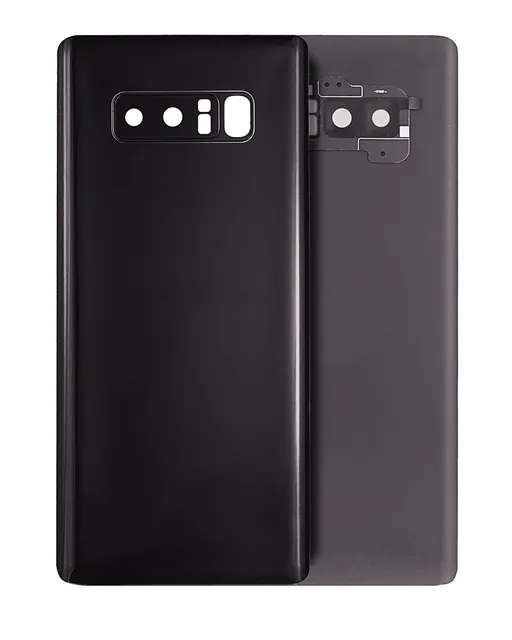 Zadní sklo se sklíčkem kamery pro Samsung Galaxy Note 8 (bez loga) (Aftermarket Plus) (Midnight Black)