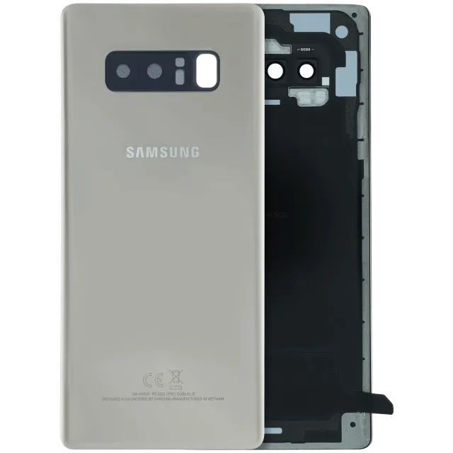 Zadní sklo se sklíčkem kamery pro Samsung Galaxy Note 8 (Service Pack) (zlatá)