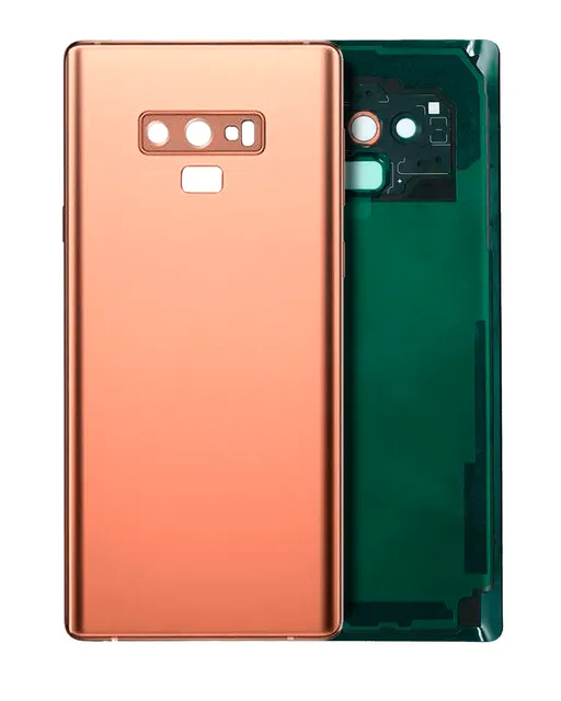 Zadní sklo se sklíčkem kamery pro Samsung Galaxy Note 9 (bez loga) (Aftermarket Plus) (Metallic Copper)