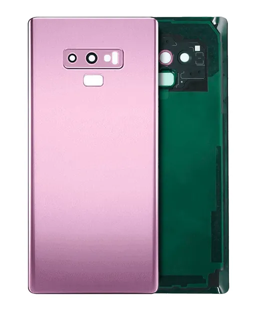 Zadní sklo se sklíčkem kamery pro Samsung Galaxy Note 9 (bez loga) (Aftermarket Plus) (Lavender Purple)
