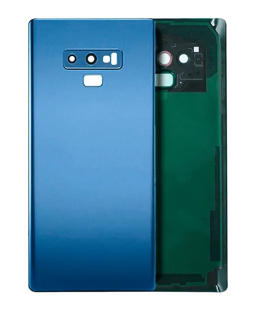 Zadní sklo se sklíčkem kamery pro Samsung Galaxy Note 9 (bez loga) (Aftermarket Plus) (Ocean Blue)