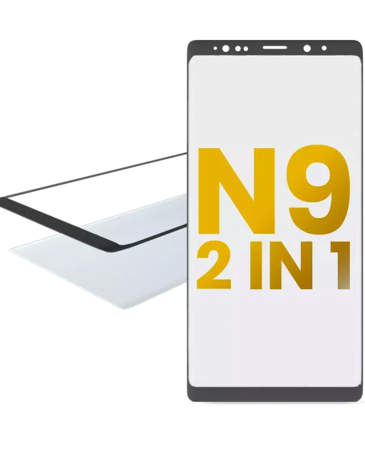 2v1 přední sklo s OCA (předinstalováno) pro Samsung Galaxy Note 9
